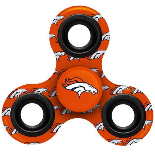 NFL Denver Broncos Logo 3 Way Fidget Spinner 3E4